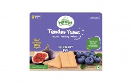Mimmo Organics Tender Yums, Organic Teething Wafers, Blueberry Fig  Box  84 grams